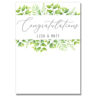 Personalised Congratulations Card